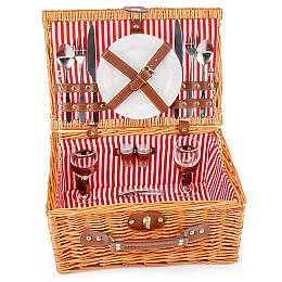 Набор для пикникана 2 человека Derio 38х26х20 см Brown Lefard AL118029