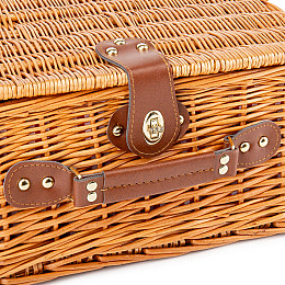 Набор для пикникана 2 человека Derio 38х26х20 см Brown Lefard AL118029