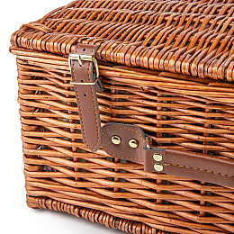 Набор для пикникана 4 человека Hikko 46х30х20 см Brown Lefard AL118030