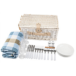 Набор для пикникана 4 человека Memorry 44х30х20 см White Lefard AL118032