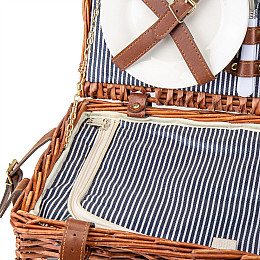 Набор для пикникана 4 человека Atikko 46х30х20 см Brown Lefard AL118033