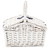 Набор для пикникана 4 человека Vesso 40х28х20 см White Lefard AL118034