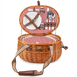 Набор для пикникана 2 человека Loves 40х28х22 см Brown Lefard AL118036