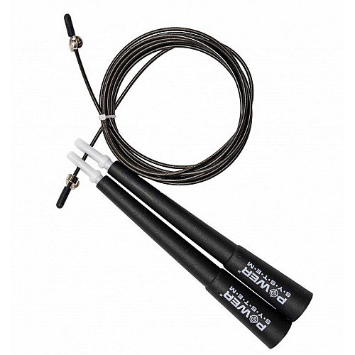 Скоростна скакалка Power System Ultra Speed Rope PS-4033 Black 2.8 м