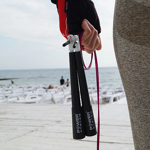 Скоростная скакалка Power System Ultra Speed Rope PS-4033 Red 2.8 м