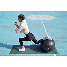 М'яч для фітнесу та гімнастики Power System PS-4011 55см Чорний