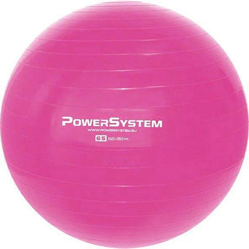 М'яч для фітнесу та гімнастики Power System PS-4012 Pro Gymball 65 cm Pink