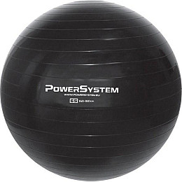 Мяч для фитнеса и гимнастики Power System PS-4012 Pro Gymball 65 cm Black
