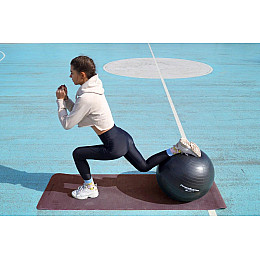 М'яч для фітнесу та гімнастики Power System PS-4012 Pro Gymball 65 см Чорний