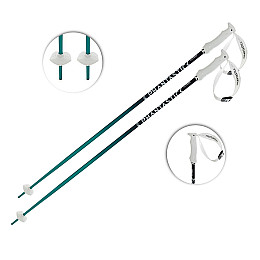 Палки горнолыжные Volkl Phantastick Women's Ski Poles 120 Green-Purple 169819-120
