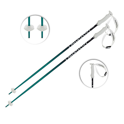 Палки горнолыжные Volkl Phantastick Women's Ski Poles 120 Green-Purple 169819-120