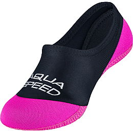 Носки для бассейна Aqua Speed NEO SOCKS 7374 (177-19) 24-25 Черно-малиновый (5908217673749)
