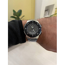 Мужские часы Skmei 1370 Marshal Серебро