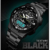 Мужские часы Skmei 1370 Marshal Black Черные