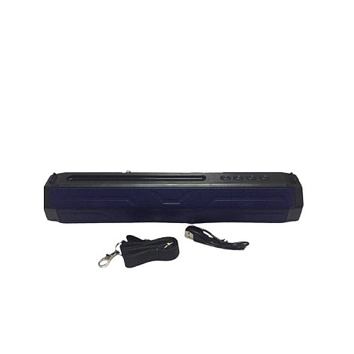 Радіо акумуляторне ZANEFUN Bluetooth колонка Синя з ремінцем