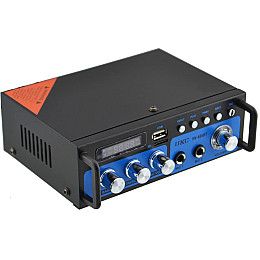 Усилитель звука UKC SN-666BT Bluetooth+FM+SD+USB Караоке 2-канальный 2x300W (4_00582)