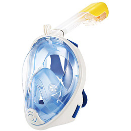 Полнолицевая маска для плавания Free Breath M2068G с креплением для камеры S/M Blue (3_00652)