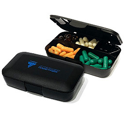 Таблетниця (органайзер) для спорту Trec Nutrition Pillbox "stronger together" Black