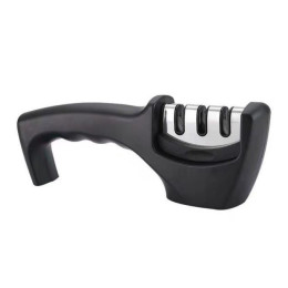 Точилка для ножів ручна RIAS Sharpener з трьома видами заточки Black (3_03119)