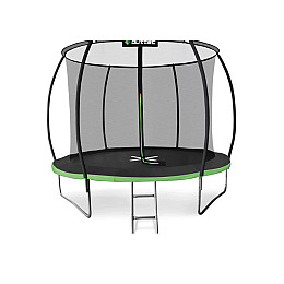 Батут Outtec Premium 10ft (312cm) черно-зеленый с внутренней сеткой
