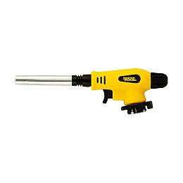 Горілка для газового балона MASTERTOOL GM Фотон LONG п'єзопіджиг Ø14 мм/1300°С подовжене сопло (44-5042)