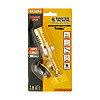 Горелка для газового баллона MASTERTOOL GM Геліос Ø22 мм/1300°С латунь (44-5044)