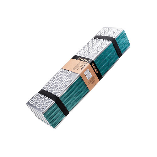 Складний каремат Hi-Tec Matay Silver-Green 180x57x1 см