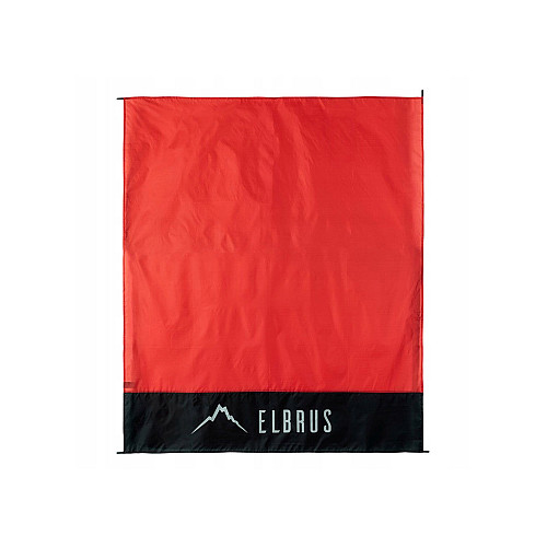 Коврик туристичний Elbrus Alpido Ripstop Червоний-Чорний 200x140 см