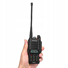 Рація Baofeng UV-9R Plus 5W з гарнітурою Black (3_00579)