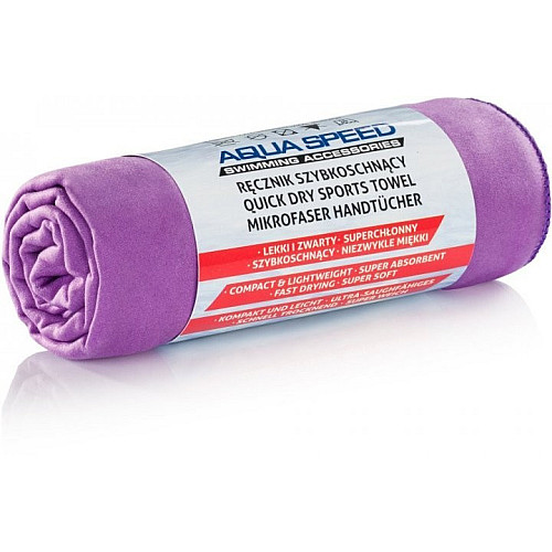 Полотенце Aqua Speed Dry Flat 70x140 см Фиолетовый (155-09)