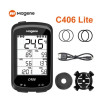Велокомпьютер Magene C406 c GPS поддержка Strava каденс пульс Черный (C406)
