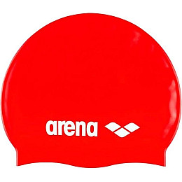 Шапка для плавания Arena Classic Silicone Jr One Size Красный (91670-044)