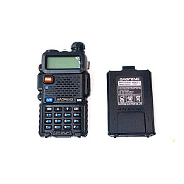 Рація Baofeng UV-5R 8W + Посилена кевларова гарнітура