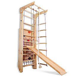 Шведская стенка - трансформер SportBaby со снарядами и турником Трансформер - 2-220