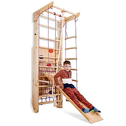 Шведская стенка - трансформер SportBaby со снарядами и турником Трансформер - 2-220