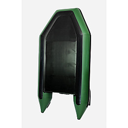 Лодка моторная надувная пвх двухместная ΩMega 270M зеленая