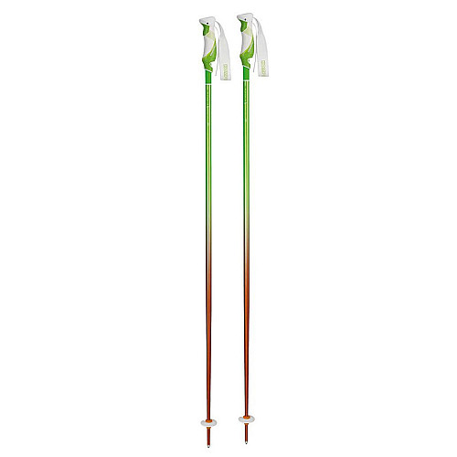 Палки горнолыжные Komperdell Rebellution 2 Ski Poles 120 см (18 мм) Green/Orange