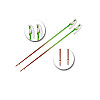 Палки горнолыжные Komperdell Rebellution 2 Ski Poles 120 см (18 мм) Green/Orange