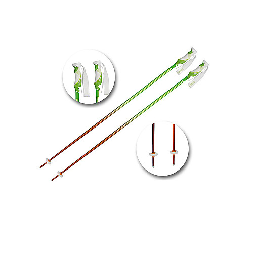Палки горнолыжные Komperdell Rebellution 2 Ski Poles 120 см (18 мм) Green/Orange