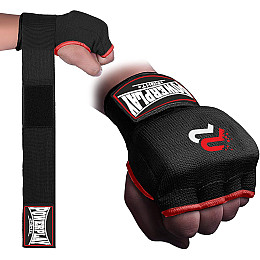 Бинти-перчатки PowerPlay 3096 з гелевими подушечками Чорні M