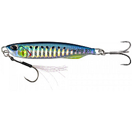Пилькер DUO Drag Metal Cast Slim 82mm 60.0g Жовтий/Синій (1013-34.37.87)