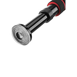 Турнік розсувний Gymtek 63-100см чорний-червоний