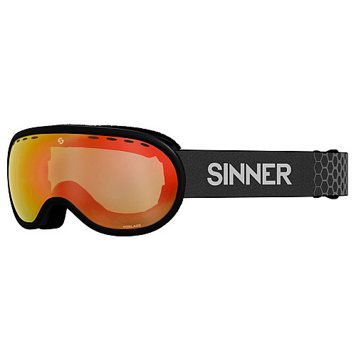 Маска горнолыжная Sinner Vorlage Medium Fit Cat.S3 Matte Black