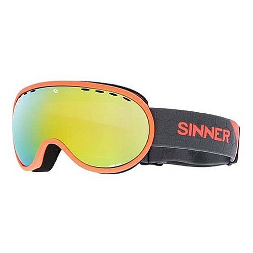 Маска горнолыжная Sinner Vorlage Medium Fit Cat.S3 Matte Neon Orange