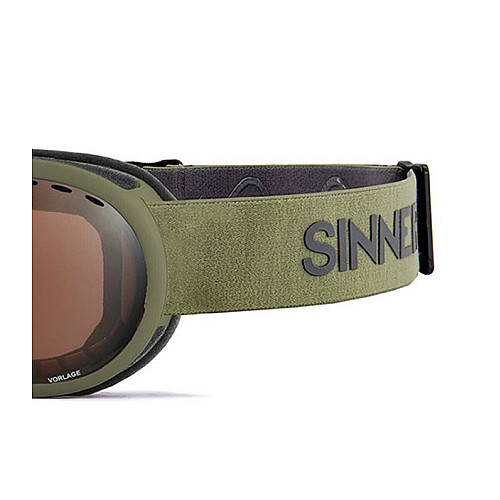 Маска гірськолижна Sinner Vorlage Medium Fit Cat.S2 Matte Moss Green