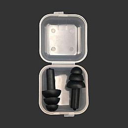 Беруши многоразовые с контейнером VigohA Черный