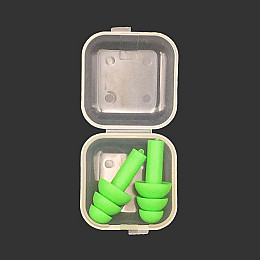 Беруши многоразовые с контейнером VigohA Салатовый