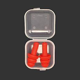 Беруши многоразовые с контейнером VigohA Красный