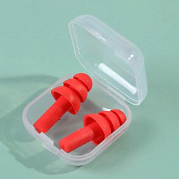 Беруши многоразовые с контейнером VigohA Красный