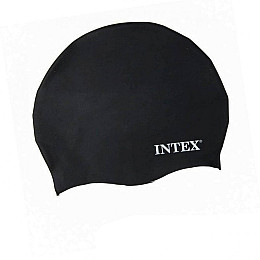 Шапочка для плавання Intex 55991 Силікон 1 розмір Чорний